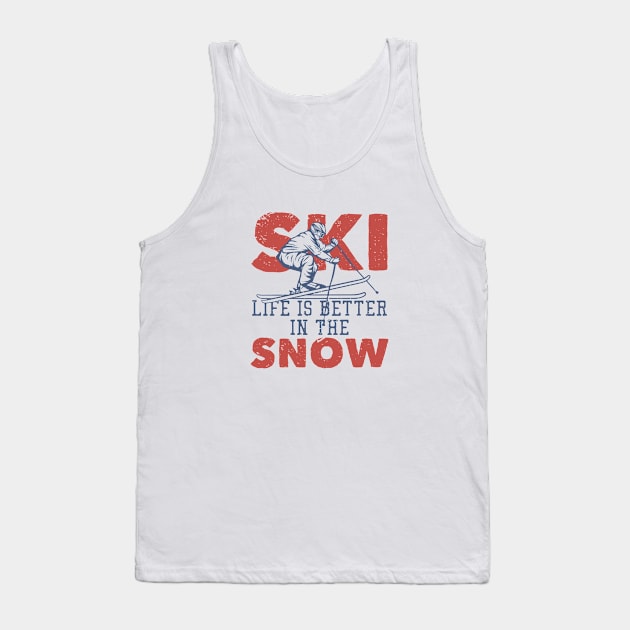 Extreme Winter Sports On Show Tank Top by alvarizi